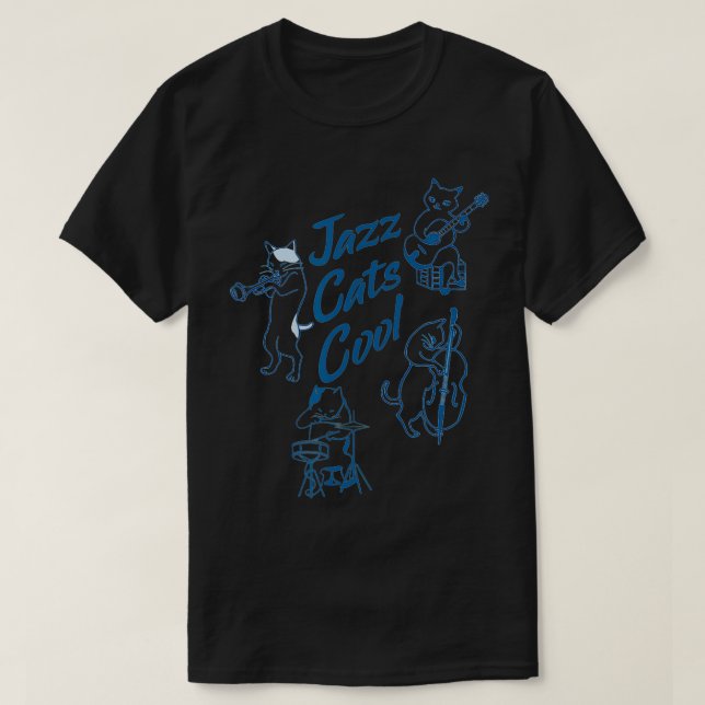 Camiseta Guay Jazz Cats cree que puedo volar  (Diseño del anverso)