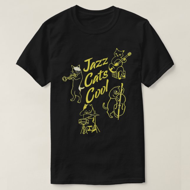 Camiseta Guay Jazz Cats Music  (Diseño del anverso)