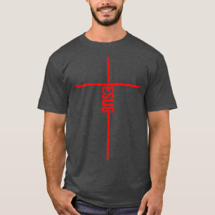 Camiseta Guay Jesus Cross Gift Para Hombres Fe Graciosa Par