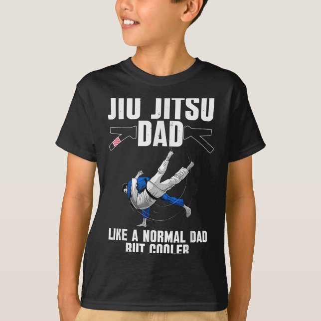 Camiseta Guay Jiu Jitsu Art Para Papá Padre Bjj Brazil Ji (Anverso)