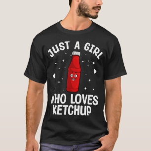Camiseta Guay Ketchup Art Para Mujeres Chicas Kid Ketchup