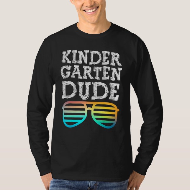 Camiseta Guay Kindergarten Dude Divertido niños gafas de so (Anverso)