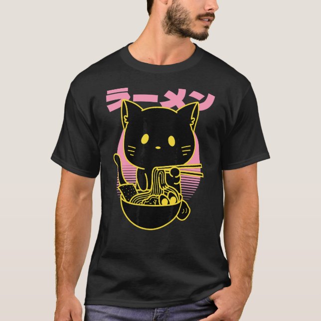 Camiseta Guay Kitten Cat 80s 90s retro vaporwave estético (Anverso)