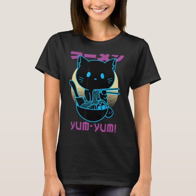 Camiseta Guay Kitten Cat 80s 90s retro vaporwave estético (Anverso)