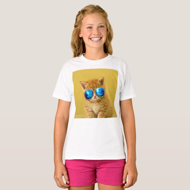 Camiseta Guay Kitten en gafas de sol (Anverso completo)
