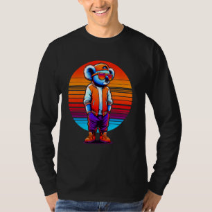 Camiseta Guay Koala Moderno Estilo Urbano Sunset Retro Art