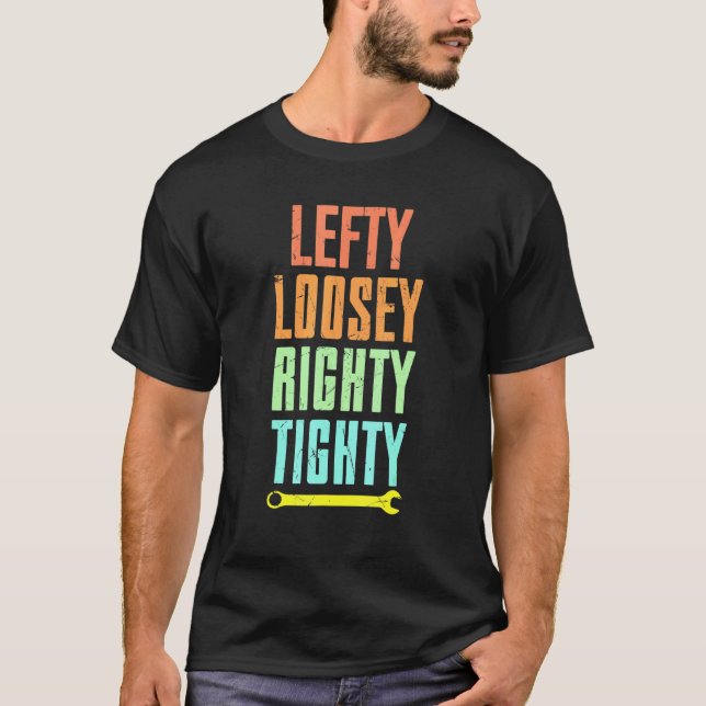 Camiseta Guay Lefty Loosey Righty Wrench Artwork Rep (Anverso)