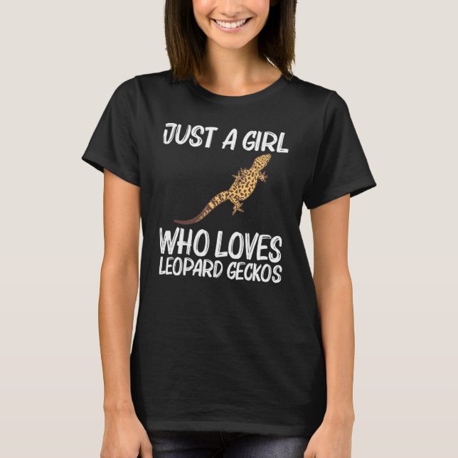 Camiseta Guay Leopard Gecko Para Chicas Kid Tiny Dinosaur L (Anverso)