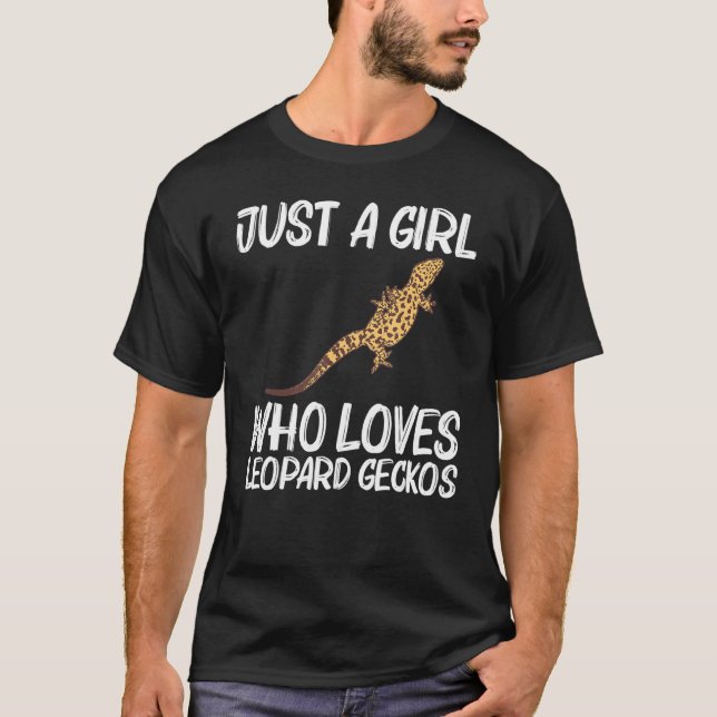 Camiseta Guay Leopard Gecko Para Chicas Kid Tiny Dinosaur L (Anverso)