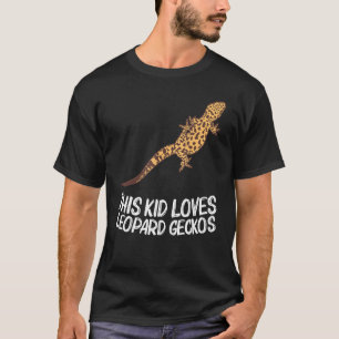 Camiseta Guay Leopard Gecko Para Niños Pequeños Dinosaurios