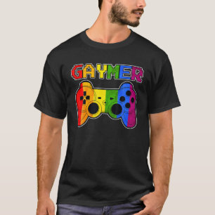 Camiseta Guay LGBT Rainbow Controller Gamer gay Pride