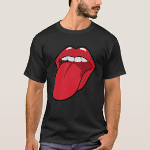 Camiseta Guay Lips Bite Kiss Me Red Lips Día de la Madre