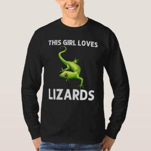 Camiseta Guay Lizard Para Chicas Niños Gecko Green Reptile 