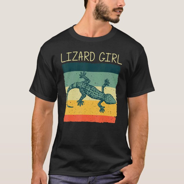 Camiseta Guay Lizard Para Chicas Reptile Animal Lizard (Anverso)