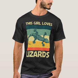 Camiseta Guay Lizard Para Chicas Reptile Animal Lizard 1