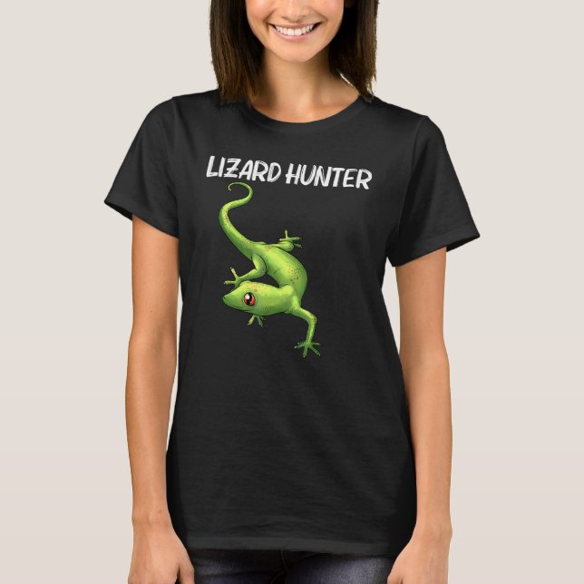 Camiseta Guay Lizard Para Hombres Mujeres Gecko Green Repti (Anverso)