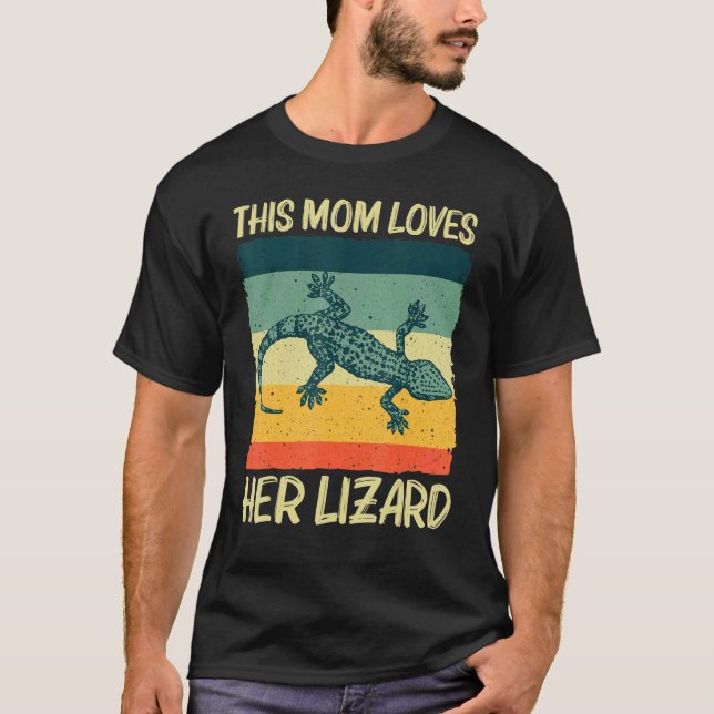 Camiseta Guay Lizard Para Mamá Mujeres Reptiles Animal Liza (Anverso)
