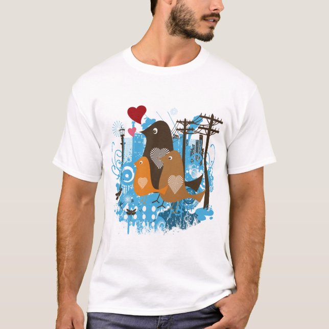 Camiseta Guay Love Birds Artwork (Anverso)