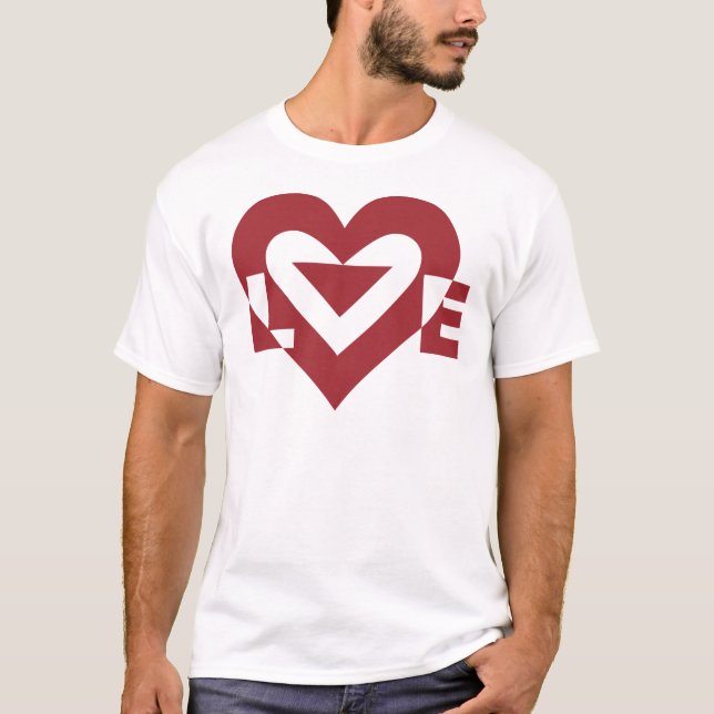 Camiseta Guay Love Graphic, Burgandy (Anverso)