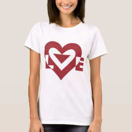 Camiseta Guay Love Graphic, Burgandy