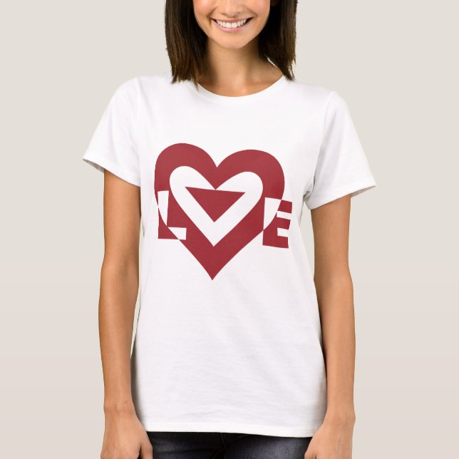 Camiseta Guay Love Graphic, Burgandy (Anverso)