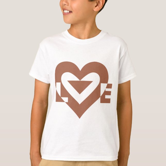 Camiseta Guay Love Graphic, Mocha Brown (Anverso)