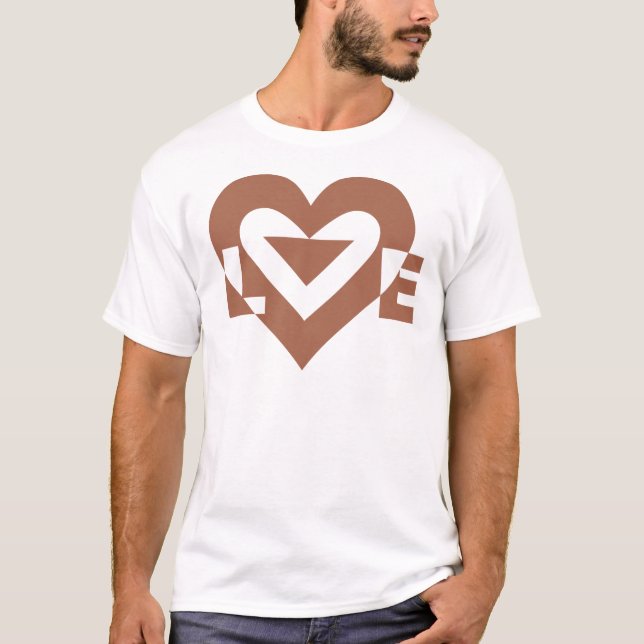 Camiseta Guay Love Graphic, Mocha Brown (Anverso)