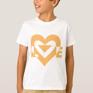 Camiseta Guay Love Graphic, Naranja