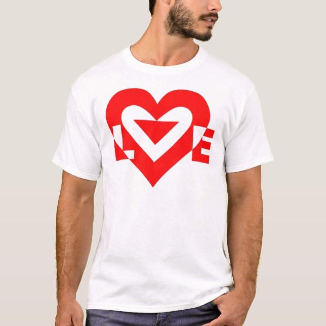 Camiseta Guay Love Graphic, rojo (Anverso)