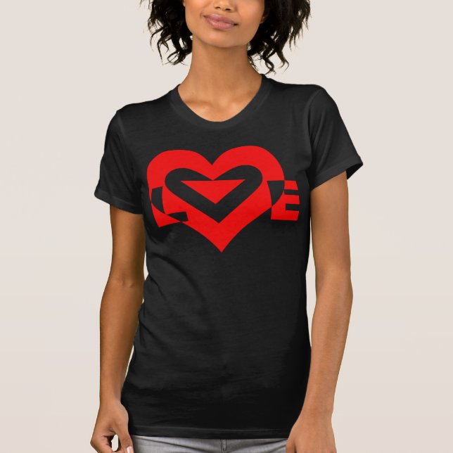 Camiseta Guay Love Graphic, rojo (Anverso)