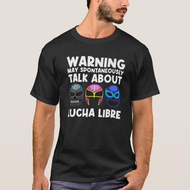 Camiseta Guay Lucha Libre Art Para Hombres Mujeres Luchador (Anverso)
