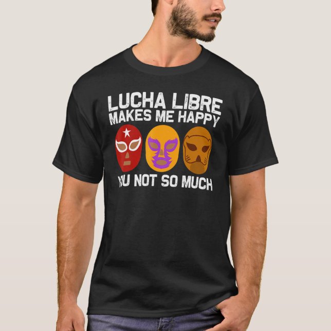 Camiseta Guay Lucha Libre Para Hombres Mujeres Luchador Gue (Anverso)