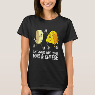 Camiseta Guay Mac & Cheese Para Chicas Niños Quesos Hornead