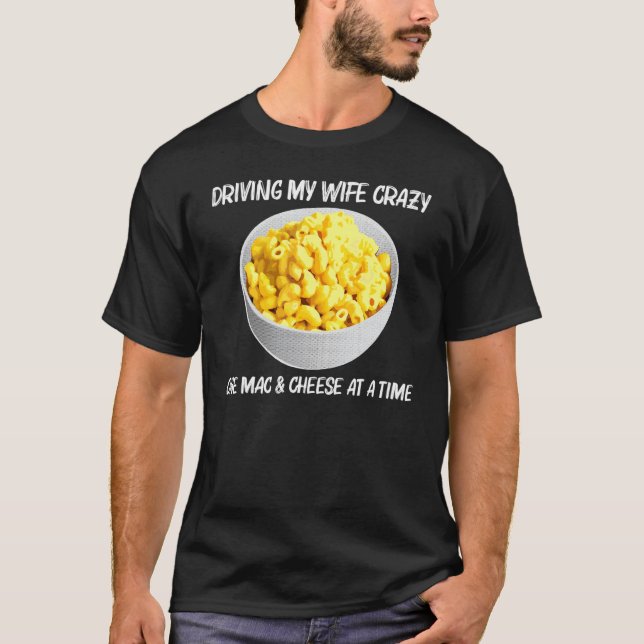 Camiseta Guay Mac Y Queso Para Los Hombres Papá Macaroni Co (Anverso)