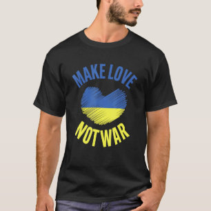 Camiseta Guay Make Love Not War Tee Para Hombres Mujeres 5