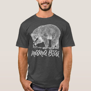 Camiseta Guay Mama Bear Grizzly Osa El Amor De Los Animales