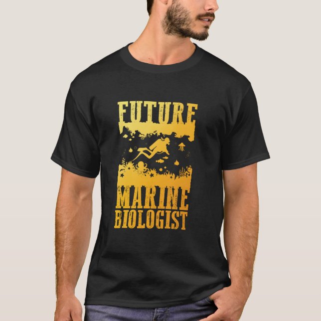 Camiseta Guay Marine Biology Art Para Hombres Women Lab Fut (Anverso)