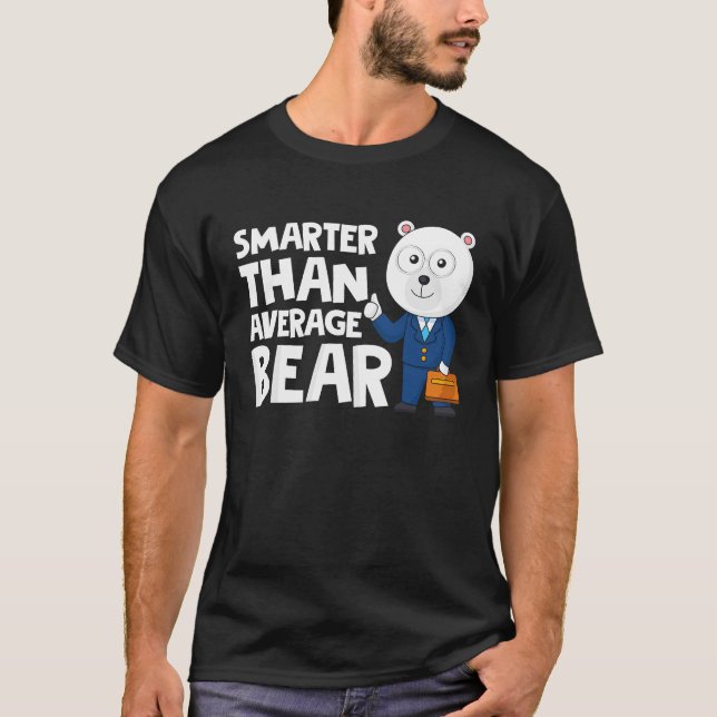 Camiseta Guay más inteligente que el oso polar medio (Anverso)