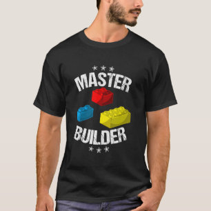 Camiseta Guay Master Builder Funny Building Blocks Gift Men