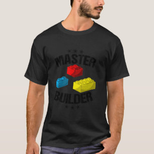 Camiseta Guay Master Builder Funny Building Blocks Gift Men