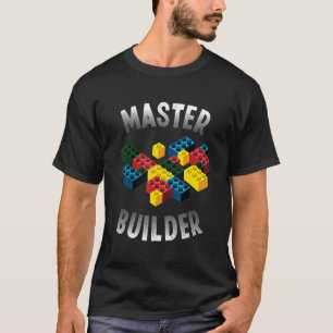 Camiseta Guay Master Builder Funny Building Blocks Tee for