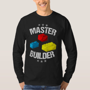 Camiseta Guay Master Builder Funny Building Bloques Hombres