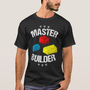 Camiseta Guay Master Builder Funny Building Bloques Hombres