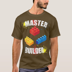 Camiseta Guay Master Builder Funny Building Bloques Hombres