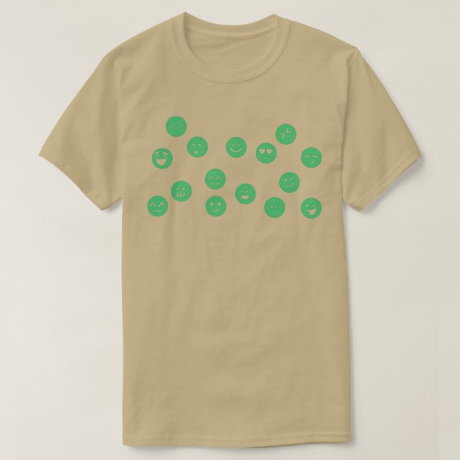 Camiseta Guay matcha boba perls smileys (Diseño del anverso)