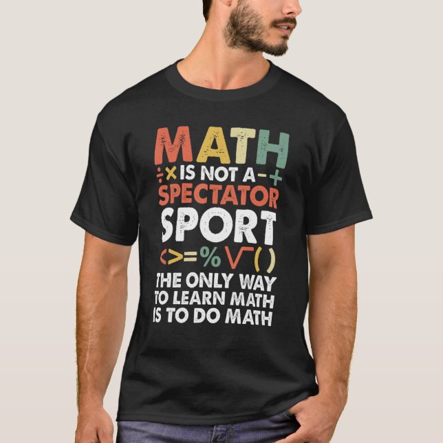 Camiseta Guay Math Art Para Hombres Mujeres Matemáticas Núm (Anverso)