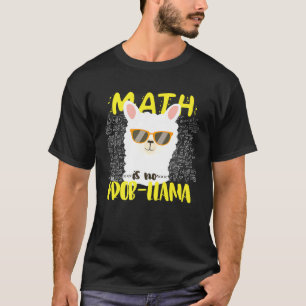 CAMISETA GUAY MATH NO ES PROB LLAMA LLAMA ALPACA DE VUELTA 