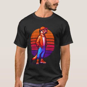 Camiseta Guay Meerkat Modern Urban Style Sunset Retro Art