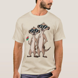 Camiseta Guay Meerkats con gafas de sol - Animal divertido 