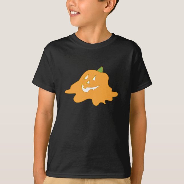 Camiseta Guay Melting Halloween Jack-O-Lantern (Anverso)